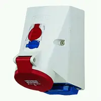 MENNEKES 1650 Doppelbox TwinCONTACT, 16A5p400V, IP44