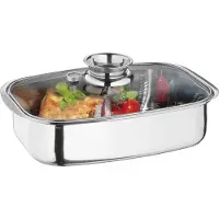Küchenprofi Aromabräter/Dampfgarer Edelstahl, 36 cm 2386102836 4007371066730