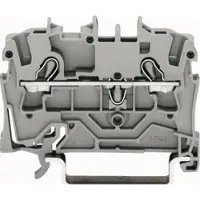 Wago 2102-1301 3-Leiter-Durchgangsklemme,mit Hebel und Push-in CAGE CLAMP,2,5 mm2,grau 21021301 - 50 Stück