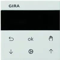 Gira 536603 S3000 Jal.-/Schaltuhr Display System 55 Reinweiß