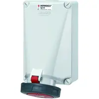 MENNEKES 143 Wanddose, 125A5p6h400V, IP67