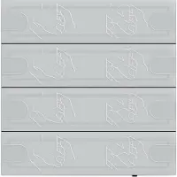Gira 5004028 Tastsens.4.95 Komfort 4f OneKNX Anthrazit