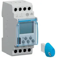 Hager EGK103 Wochenschaltuhr,1 Wechsler,16A,2 PLE,digital inkl.Bluetooth-Programmierschlüssel