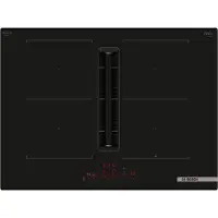 Bosch Serie 6 HEZ9VDSB2 + PVQ711H26E, Schwarz, Integriert, 70 cm, Zonen-Induktionskochfeld, Keramik, 4 Zone(n)