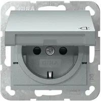 Gira Steckdose Schutzkontakt Typ F 16 Ampere 250 Volt mit Klappdeckel