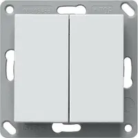 Gira 242203 Funk Wandsender Batterielos 2fach System 55 Reinweiß