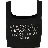 Nassau Beach T-Shirt "Top NB22002", Damen, Gr. XS, schwarz, Obermaterial: 48% Baumwolle CO. 48% Modal CMD. 4% Elasthan EL., Tops T-Shirt