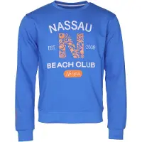 Nassau Beach Sweatshirt "Sweatshirt NB22010", Herren, Gr. XXL, schwarz (tiefblau), Obermaterial: 60% Baumwolle CO. 40% Polyester COOLMAX PES(Coolmax)., Sweatshirts Sweatshirt