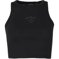 Nassau Beach T-Shirt "short tanktop NB231034", Damen, Gr. XL, schwarz, Obermaterial: 100% Baumwolle CO., Shirts T-Shirt