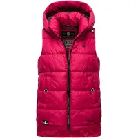 MARIKOO Steppweste "Zarinaa Damen Steppweste B898", Damen, Gr. 38, pink (fuchsia), Obermaterial: 100% Polyester PES., Westen Steppweste