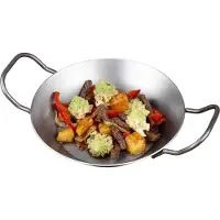 CHG Serve PAN 3433 Bratpfanne, 20 cm max. Durchmesser, Gusseisen/Gussaluminium, Induktionsherd-geeignet
