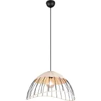 TRIO Rattan Pendelleuchte Sandrine Ø 48cm