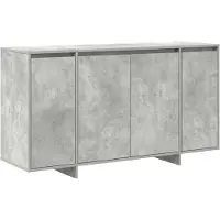 vidaXL Sideboard Beton Grau 135 x 41 x 75 cm Holzwerkstoff