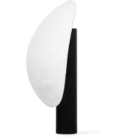 New Works LED-Akku-Tischleuchte Tense, weiß/schwarz 43 cm