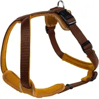 Hunter Geschirr Neopren, Farbe:braun/caramel, Größen:L