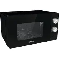 Gorenje M20XYZ MO20E1B ESSENTIAL LINE, Arbeitsplatte, Solo-Mikrowelle, 20 l, 800 W, Tasten, Schwarz