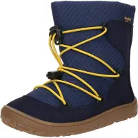 Froddo FroddoTex Barefoot Track Wool Kinder Wasserdichte Barfußstiefel mit Wollfutter Blau (Blue), G3160251-5 - Gr. 33