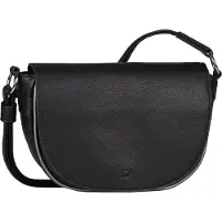 Tom Tailor Denim Handtaschen Alessa, Saddle bag, black, Schwarz