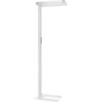 Brumberg 77456174 LED-Stehleuchte 100 W, 4.000 K, UGR 90, weiss struktur, Optik: direkt: