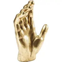 Kare Dekoobjekt DESIGN "Deko Objekt Mano Gold 35cm", gold (goldfarben), B:23cm H:35cm T:12cm, Polyresin, Dekofiguren, Dekoobjekt