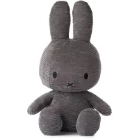 Bon Ton Toys Miffy Cord-Plüschfigur 70cm anthrazit hochwertig Kuscheltier