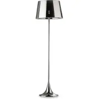 Ideal Lux Stehleuchte London Cromo Höhe 174 cm, chrom / klar