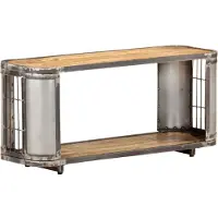 vidaXL TV-Schrank 90x30x40 cm Massivholz Mango