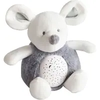 Doudou et Compagnie - DC3691 Plüschtier Nachtlicht für Kinder, Maus – Nachtlicht