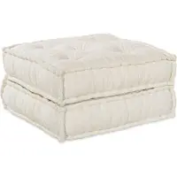 vidaXL Modulare Sofagarnitur 2 stk. Stoff Creme 140 x 70 x 36 cm