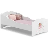 KOBI Anna Kinderbett 140x70 - Mädchen mit Flügeln