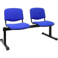 Piqueras Y Crespo Nowy Styl Alcaraz 2-sitzer-bürobank Blau Blau One Size