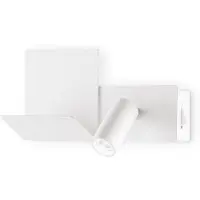 Ideal Lux Moderne Wandleuchte Komodo-2 Metall Weiß Led 4,5W 3000K Warmes Licht