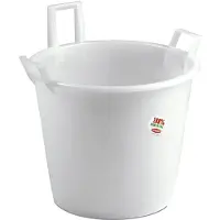 Stefanplast Mastello Casalingo, 3 Griffe, Durchmesser 50 cm, 45 Liter, neutral