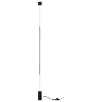 Ideal Lux LED-Stehleuchte Filo, schwarz, Metall, 3.000 K