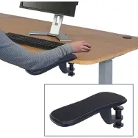 Mendler Armauflage HWC-N75, für Schreibtisch Arm-/Handgelenkstütze Handgelenkauflage Ablage ergonomisch verstellbar