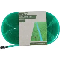 Kinzo Flat Spray Hose 25M - Sprühschlauch für Rasen & Blumen - Gartenschlauch