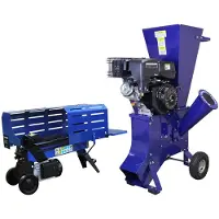 Monster T-Mech Holzspalter 5T 370mm & T-Mech 15 PS Holzhackmaschine