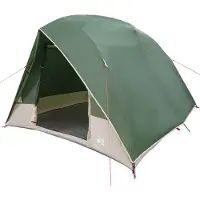 vidaXL Campingzelt 2 Personen Grün Taft Wasserdicht