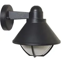 BOWI Wandleuchte Außen Edina IP44 schwarz E27