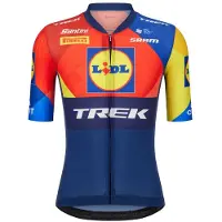 Santini Team Aero Lidl-trek 2025 Kurzarm-radtrikot