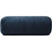 Gozze Nackenrolle GÖZZE "Uni Flausch Kissenrolle LaPit", blau (petrol), B:60cm H:19cm L:20cm, Polyester, Funktionskissen, Nackenrolle