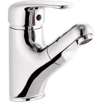A&n&a aqualine Aqualine KASIOPEA Waschtischarmatur mit ausziehbarer Spülbrause, Chrom