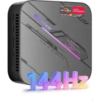Blackview MP100 Pro Mini PC Gaming AMD Ryzen 5 7430U(6C/12T, bis zu 4.3 GHz), 16GB+512GB NVME PCIe3.0 SSD, WiFi 6/4K UHD/USB 3.2*2/Type C 3.0*2