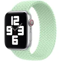 Apple Geflochtenes Solo Loop für Watch | 38/40/41/42 mm - Größe 9 - Pistachio
