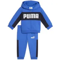 Puma Minicats Ess Block Trainingsanzug Blau 3-6 Months Jungen,Mädchen Blau 3-6 Months