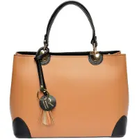 Sarya Couture OU Isabella Rhea_Top Handle bag_AW25 IR 462_NERO COGNAC