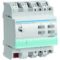 Hager TYA604C Schalt-/Jalousieaktor 4/2fach,16A, KNX