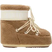 Moon Boot Unisex. 80D1409700 Braune Icon Low-Stiefeletten (36/38), Flach, Schnürung, Lässig