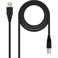Nanocable USB A zu USB-B-Kabel 10.01.0104-BK 3 m Schwarz