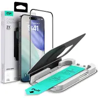 ESR - Tempered Glass UltraFit Schutzglas für iPhone 16 Pro / iPhone 17 – schwarz